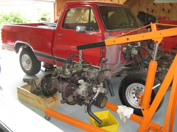 Engine Pulled. It was puking every fluid known to man.