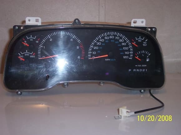 instrument cluster