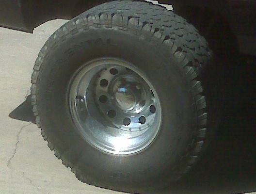 my new 15 inch eagle alloys with 33x12.5 15 LT's