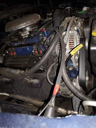 Motor has been rebuilt & all gasket replaced. Then i painted it blue while i had it out.