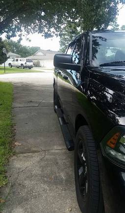 Back from the shop after deer strike.