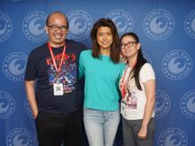 Me and my sister with Grace Park