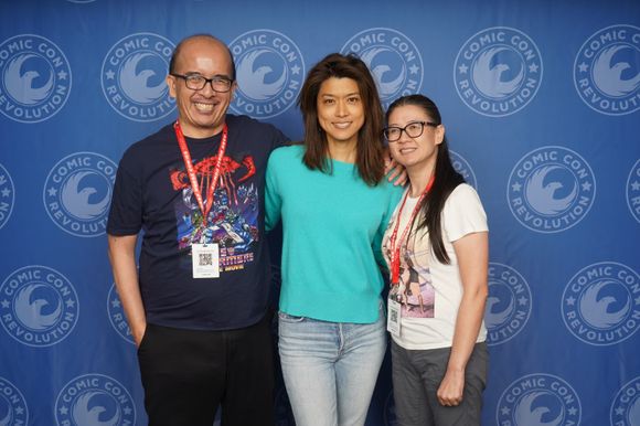 Me and my sister with Grace Park