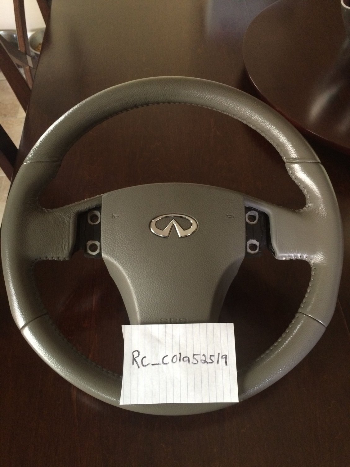 FS Tan steering wheel with airbag G35Driver Infiniti G35 & G37