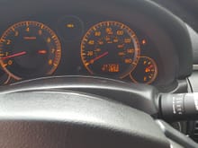 Just noticed today that the top half of the mileage on my odometer is faded out.  This photo doesnt quite pick it up but its very apparent to the eye.  Has anyone else experienced this?  Easy fix?  I'd like to say I could ignore it but I'd be lying.