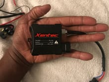 This is the kit I got off eBay, it’s a xentec dual low/hi beam kit. It was about 32 bucks and this is the size of it which is extremely small and thin. The kits runs at 35 watts so it doesn’t draw a lot of power like the 55 watt ones. 