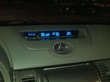 A/C display changed to blue in color, using blue transparent film, more to come with this....