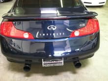 Back side :) dual Greddy racing exhaust