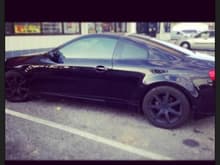 04 g35 coupe murdered out black on black