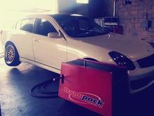 Getting AWD dyno at Church Automotive