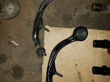 New & old compression rods.