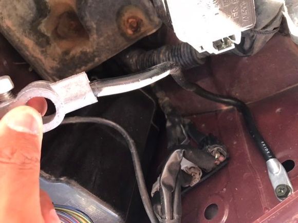 Negative battery terminal