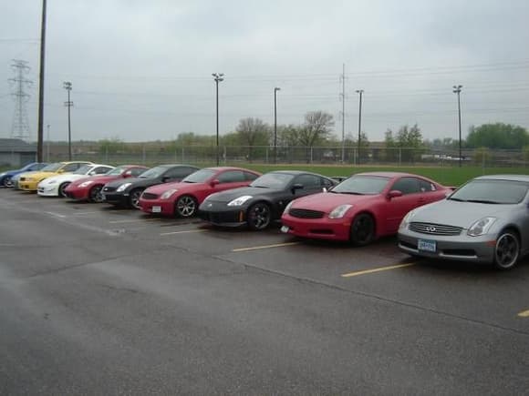 350z g35 meeting and cruise MN 2010