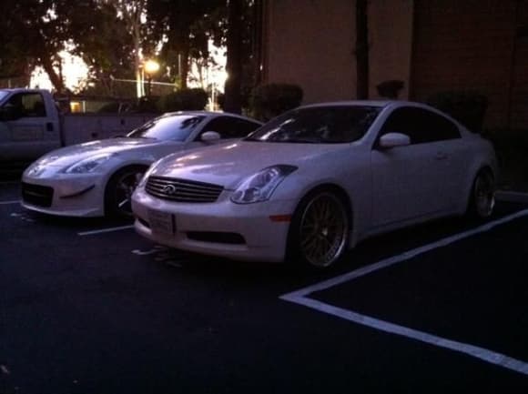 Before taking Destinee to the shop for a R34 GT-R V-Spec Cloud White facelift