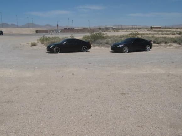 My G35 and my buddies Genesis Turbo