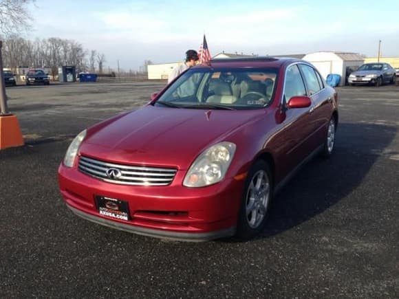 The day I got my car. I've got such big plans for this pretty girl, it's ridiculous.