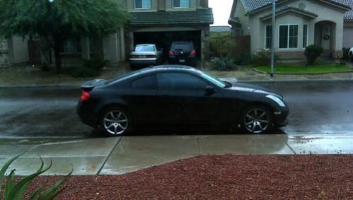 This morning in the rain! Jan 05, 09'