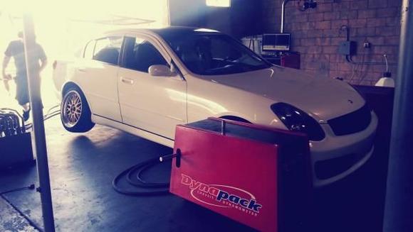 Getting AWD dyno at Church Automotive