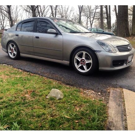 Rolling on 18&quot; Axis Touring Cup wheels