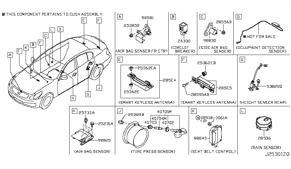 Crash zone front sensor location G35Driver Infiniti G35 & G37 Forum