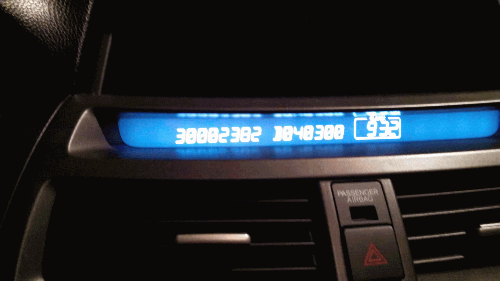 94 honda accord ex radio code