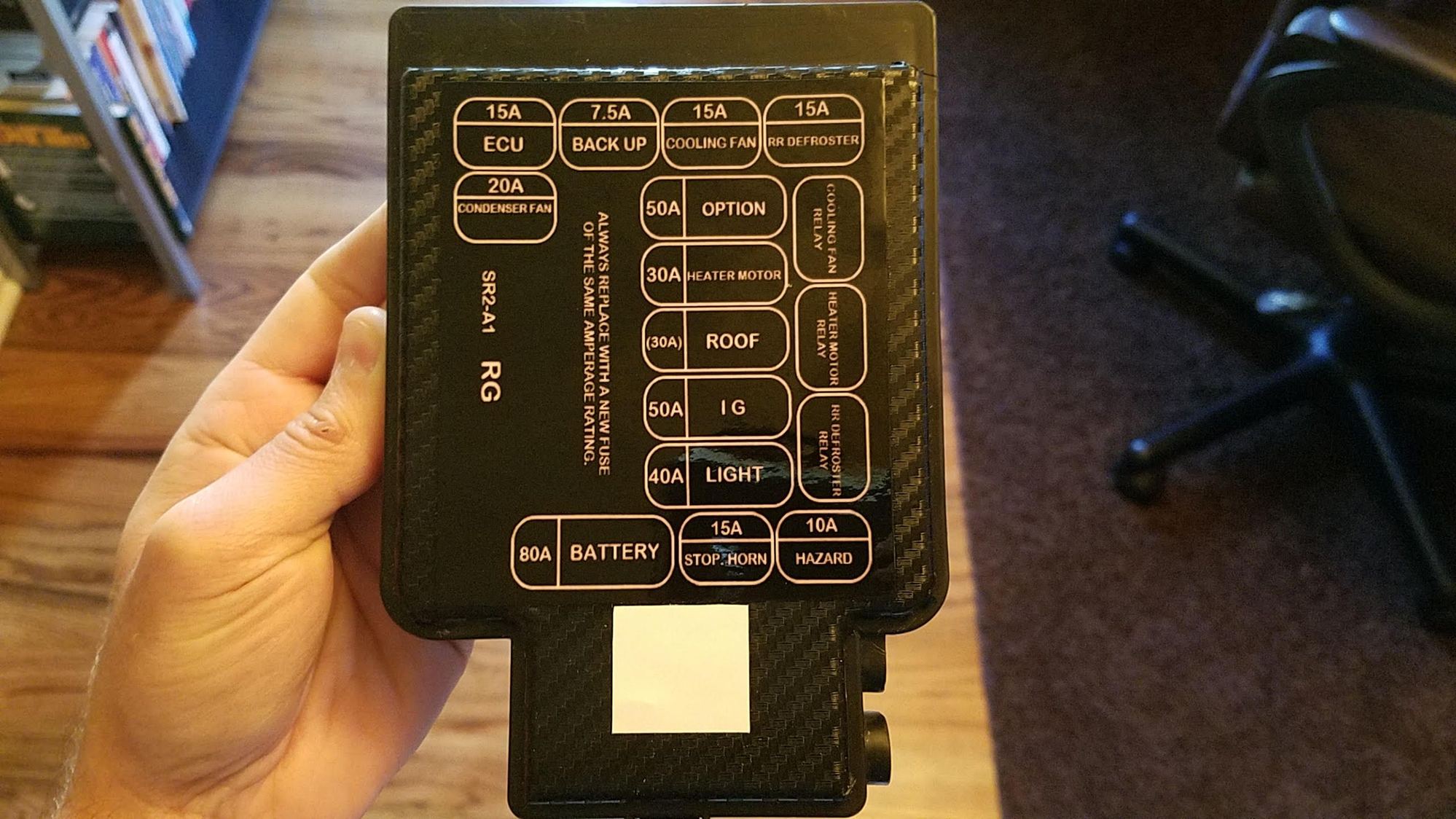 Del Sol Fuse Box Label Downloadable - Honda-tech