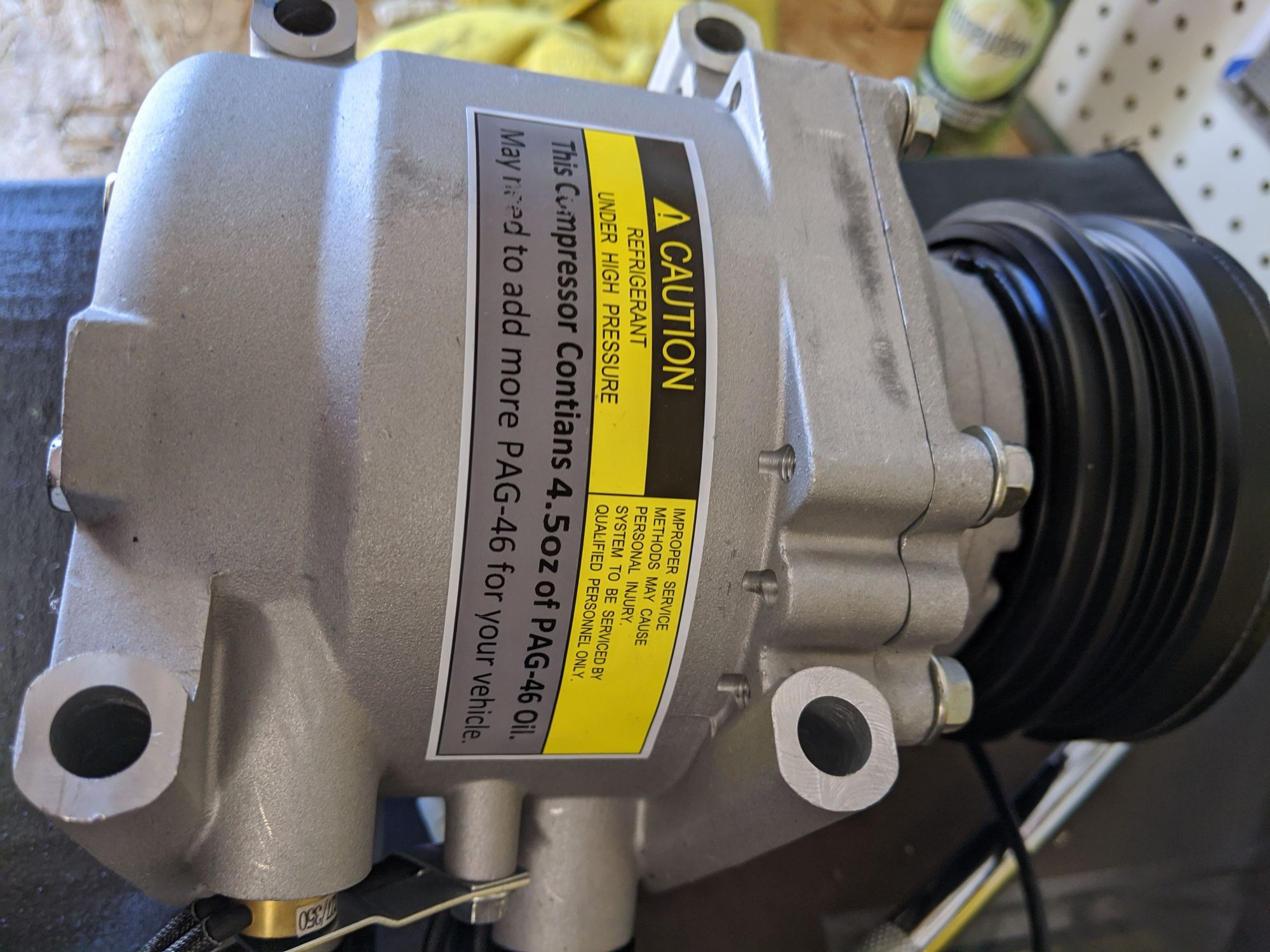 total pag oil in ac system? all new components HondaTech Honda