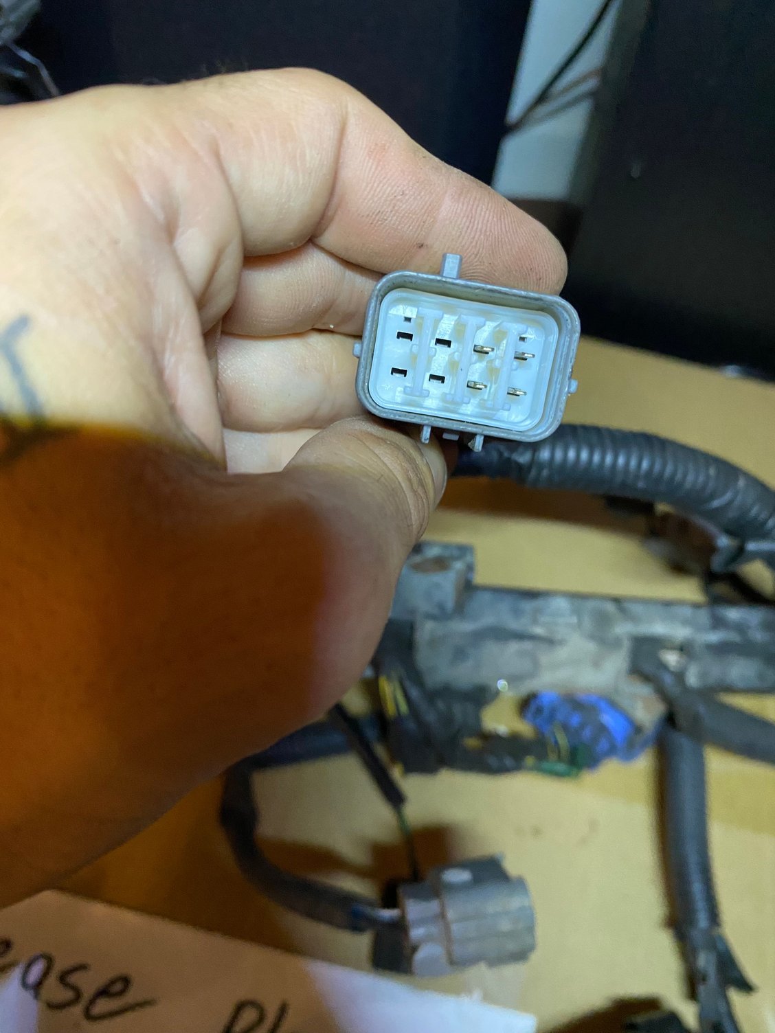 Different connector on harness but this is what my current distributor connector on harness in car looks like