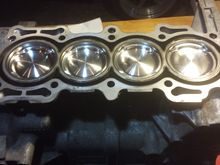 Pistons and rods are in...