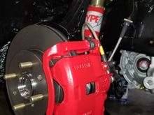 EX front knuckle, integra brakes 