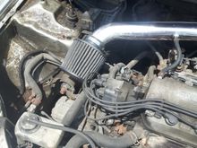 Put a cold air intake on, AEM Dryflow filter