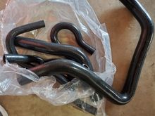 New Ebay silicone hoses.  I buy nothing ebay, but these seem ok.  