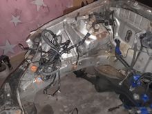 How it looked when i began...
Already ran in civic (test fit/mok up)...
(Cant find any photos i took of the harness laid out when i first started it a few weeks ago)