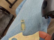 I designed a template out of tape, that can be used reversibly to cut a hole in the door handles of the door panels.  This will allow me to mount an LED which shoots down in the handle.  I want it to perfectly placed the same on all 4 doors.  This is why I did it this way.
