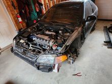 Pulling off some body panels for access and paint prep