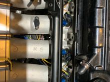 Fairly tucked injector wiring. 