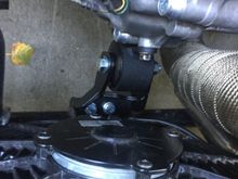 Today I installed a torque mount to try and keep the pressure off the rear mount due to my subframe being for b series because of the rhd. 
