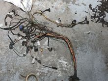 Decided I was going to clean up/modify my engine harness. Flat overwhelmed for a bit. 