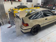 Did my best getting it level with the roofline