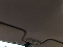 Headliner and new-to-me visors installed! I guess I matched the color to them pretty well...


