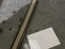 1.5" ID Vibrant stainless flexible exhaust tube never used. 15$
