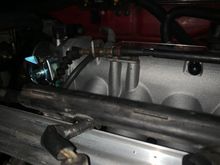 Look at that throttle cable bracket