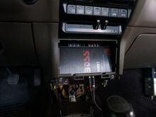 Amp is a perfect fit in the dash