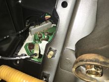 Black wire underneath the dash near the gas pedal area. What is it?