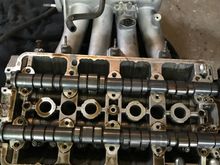 Then got a great deal on a gsr head from a buddy of mine with a skunk 2 style intake manifold. 