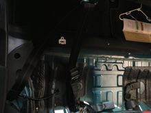 Bolts into factory seat belt anchors