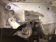 Had to cut it out, because bolts break.