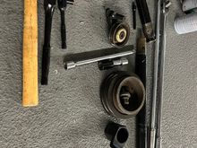 Needed 2 breaker bars and the crank pulley tool to loosen the crank pulley bolt