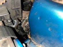 Scotch brite got the old gasket material off the mating surface