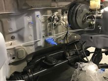 finished my brake lines before i started prepping for paint